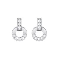 Boucles d'oreilles Swarovski Femme Circle in Acier Cristallo 5349195 - 5349195